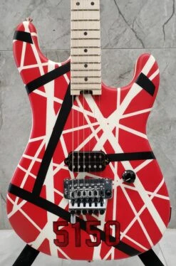 EVH Striped Series 5150 Red, Black, White 5107902515