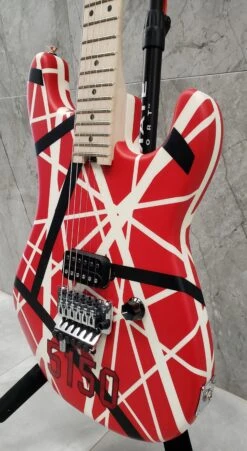 EVH Striped Series 5150 Red, Black, White 5107902515 -L.A MUSIC Instruments 20220323 130031