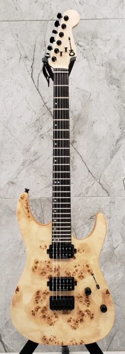 CHARVEL Pro Mod DK24 HH HT E Mahogany With Poplar Burl Ebony Fingerboard Desert Sand 2969851557 -L.A MUSIC Instruments 20220411 130820