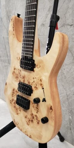 CHARVEL Pro Mod DK24 HH HT E Mahogany With Poplar Burl Ebony Fingerboard Desert Sand 2969851557 -L.A MUSIC Instruments 20220411 130916
