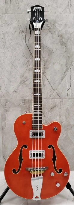 Gretsch G5440LSB Electromatic Hollow Body Long Scale Bass Rosewood Fingerboard Orange 2518000512 -L.A MUSIC Instruments 20220413 085129