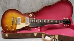 Gibson Custom Shop 1959 Les Paul Standard Reissue VOS Sunrise Tea - Nickel Hardware LPR59VOSRNH SERIAL NUMBER 901746 - 8.6 LBS -L.A MUSIC Instruments 20220429 103219