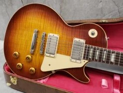 Gibson Custom Shop 1959 Les Paul Standard Reissue VOS Sunrise Tea - Nickel Hardware LPR59VOSRNH SERIAL NUMBER 901746 - 8.6 LBS -L.A MUSIC Instruments 20220429 103240