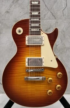 Gibson Custom Shop 1959 Les Paul Standard Reissue VOS Sunrise Tea - Nickel Hardware LPR59VOSRNH SERIAL NUMBER 901746 - 8.6 LBS