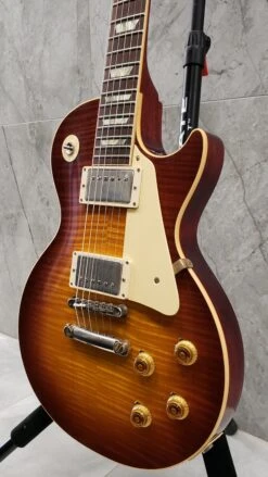 Gibson Custom Shop 1959 Les Paul Standard Reissue VOS Sunrise Tea - Nickel Hardware LPR59VOSRNH SERIAL NUMBER 901746 - 8.6 LBS -L.A MUSIC Instruments 20220429 103330