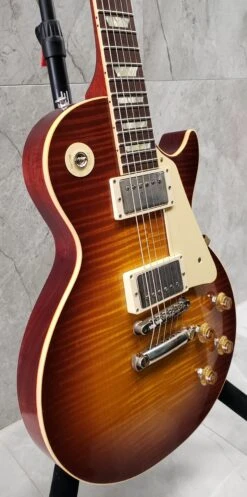Gibson Custom Shop 1959 Les Paul Standard Reissue VOS Sunrise Tea - Nickel Hardware LPR59VOSRNH SERIAL NUMBER 901746 - 8.6 LBS -L.A MUSIC Instruments 20220429 103343