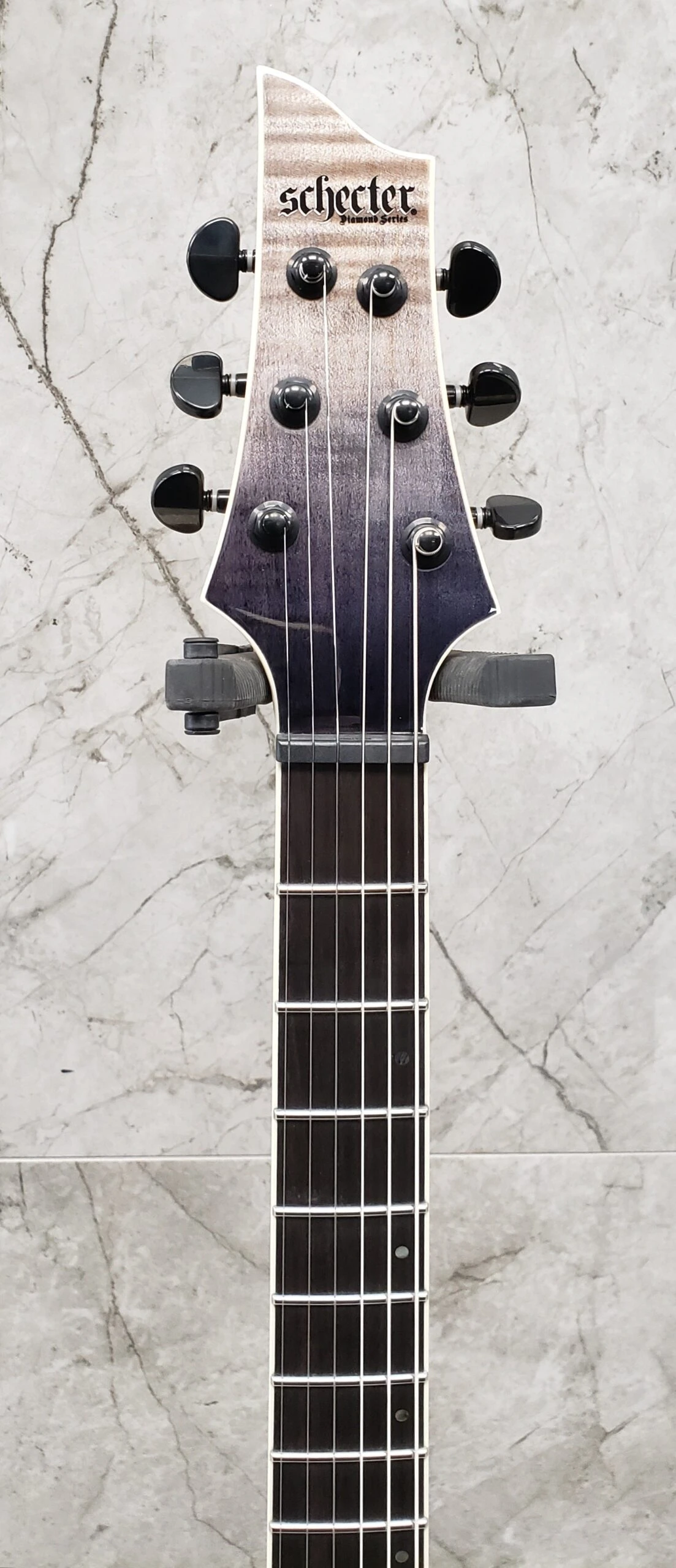 Schecter C-1 SLS ELITE Left Handed With Swamp Ash Body Flamed Maple Top, Black Fade Burst 1360-SHC 10 Schecter C-1 SLS ELITE Left Handed With Swamp Ash Body Flamed Maple Top, Black Fade Burst 1360-SHC - Image 10