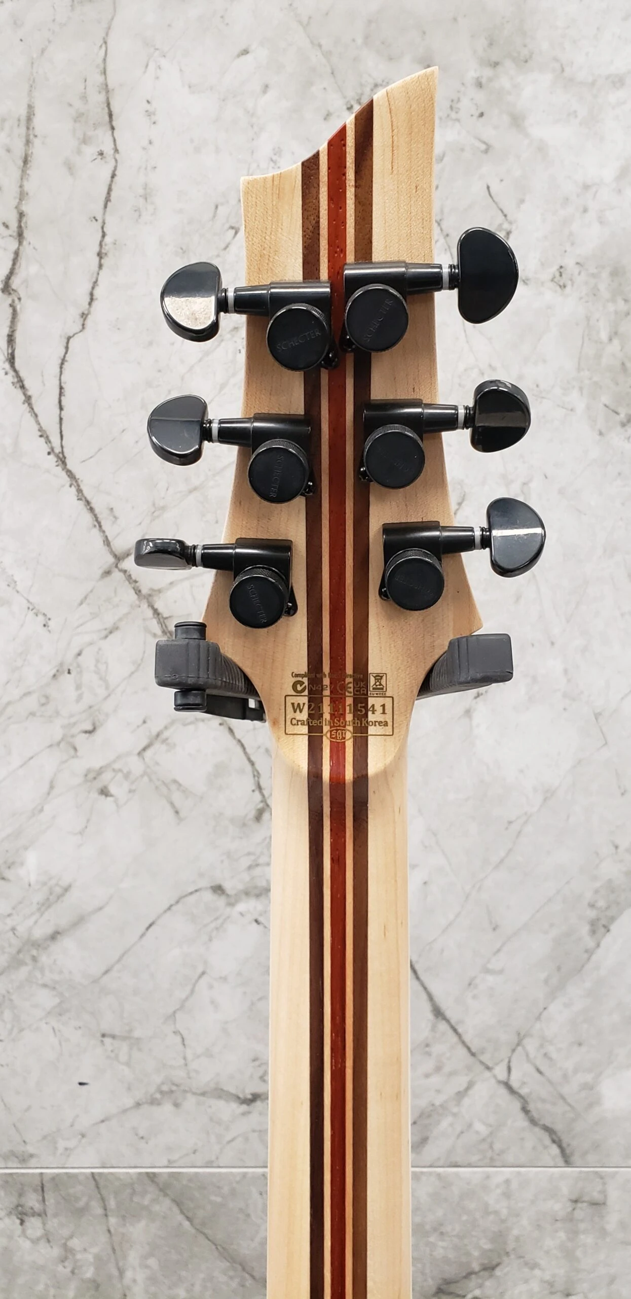 Schecter C-1 SLS ELITE Left Handed With Swamp Ash Body Flamed Maple Top, Black Fade Burst 1360-SHC 11 Schecter C-1 SLS ELITE Left Handed With Swamp Ash Body Flamed Maple Top, Black Fade Burst 1360-SHC - Image 11