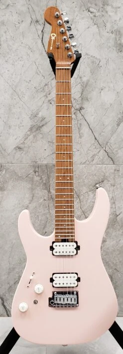 Charvel Left Handed Pro-Mod DK24 HH 2PT CM Caramelized Fingerboard Satin Shell Pink 2961411519 -L.A MUSIC Instruments 20220608 083842