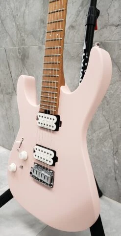 Charvel Left Handed Pro-Mod DK24 HH 2PT CM Caramelized Fingerboard Satin Shell Pink 2961411519 -L.A MUSIC Instruments 20220608 083911