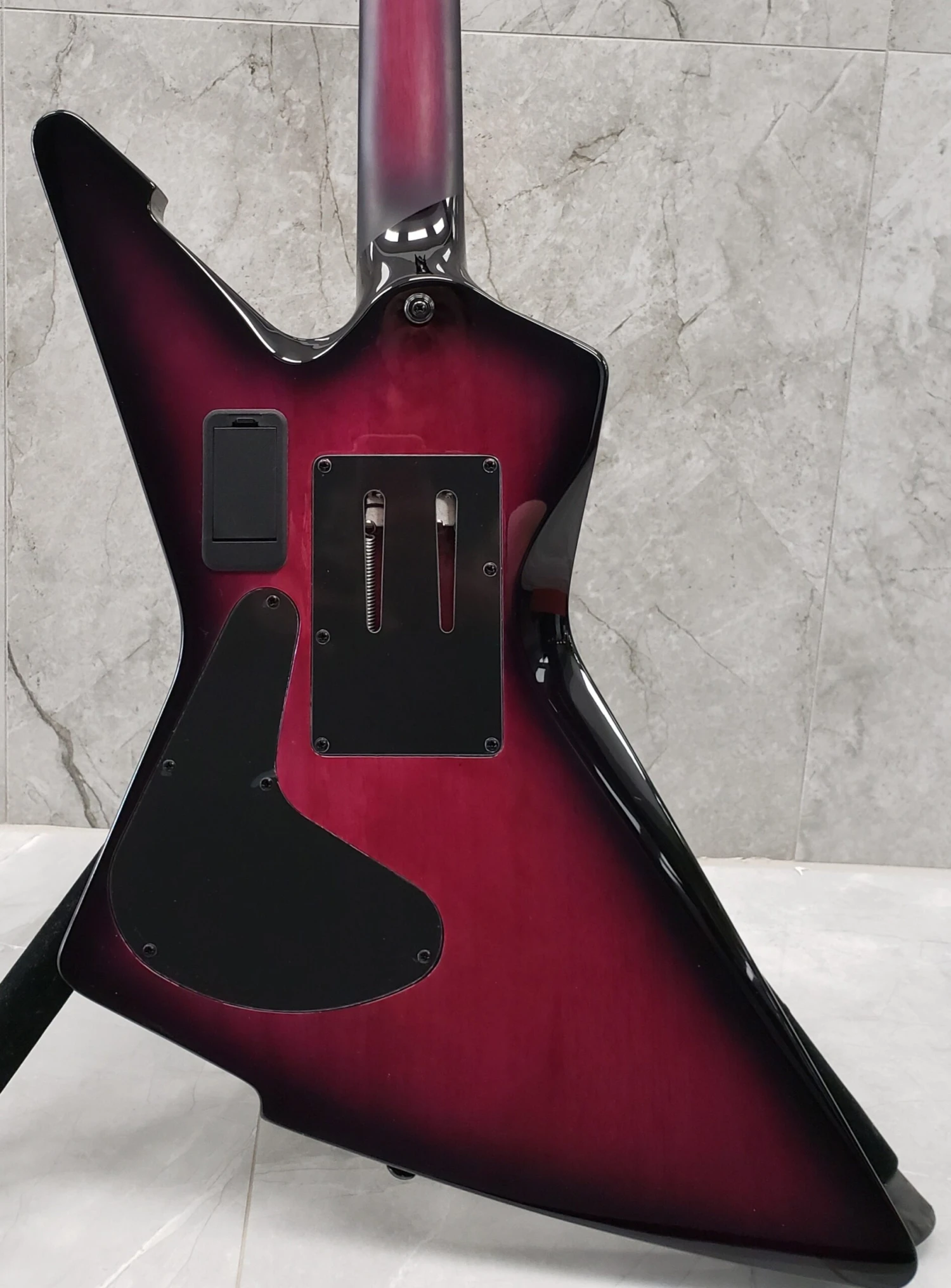 Schecter E-1 FR S Special Edition 6 String Electric Guitar - Trans Purple Burst W/ Sustainiac 3071-SHC 2 Schecter E-1 FR S Special Edition 6 String Electric Guitar - Trans Purple Burst W/ Sustainiac 3071-SHC - Image 2