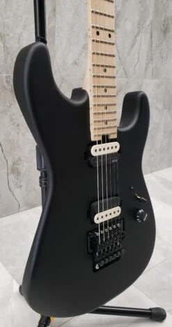 CHARVEL Jim Root Signature Pro-Mod San Dimas Style 1 HH FR M, Maple Fingerboard, Satin Black 2965801803 -L.A MUSIC Instruments 20220907 124011
