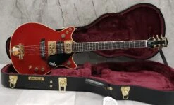 GRETSCH G6131-MY-RB Limited Edition Malcolm Young Signature Jet Ebony Fingerboard, Vintage Firebird Red 2411916845 SERIAL NUMBER JT22041584 - 7.6 LBS -L.A MUSIC Instruments 20220909 074123