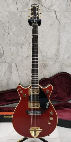 GRETSCH G6131-MY-RB Limited Edition Malcolm Young Signature Jet Ebony Fingerboard, Vintage Firebird Red 2411916845 SERIAL NUMBER JT22041584 - 7.6 LBS -L.A MUSIC Instruments 20220909 074143