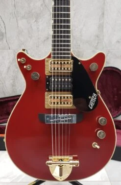 GRETSCH G6131-MY-RB Limited Edition Malcolm Young Signature Jet Ebony Fingerboard, Vintage Firebird Red 2411916845 SERIAL NUMBER JT22041584 - 7.6 LBS
