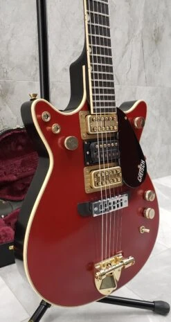 GRETSCH G6131-MY-RB Limited Edition Malcolm Young Signature Jet Ebony Fingerboard, Vintage Firebird Red 2411916845 SERIAL NUMBER JT22041584 - 7.6 LBS -L.A MUSIC Instruments 20220909 074242