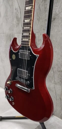 Gibson SG Standard Left Hand - Heritage Cherry SGS00HCCHLH -L.A MUSIC Instruments 20220929 151545