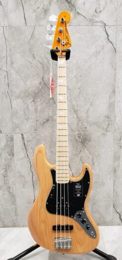 Fender American Original 70s Jazz Bass Maple Fingerboard Natural 0190142821 SERIAL NUMBER V2204558 - 9.4 LBS -L.A MUSIC Instruments 20221213 080314