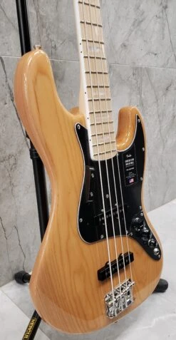 Fender American Original 70s Jazz Bass Maple Fingerboard Natural 0190142821 SERIAL NUMBER V2204558 - 9.4 LBS -L.A MUSIC Instruments 20221213 080355