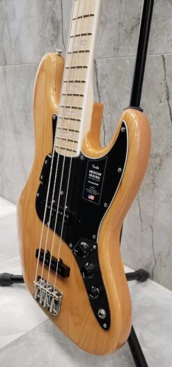 Fender American Original 70s Jazz Bass Maple Fingerboard Natural 0190142821 SERIAL NUMBER V2204558 - 9.4 LBS -L.A MUSIC Instruments 20221213 080405