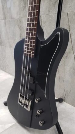 Schecter NIKKI SIXX 4 SBK Satin Black 4 String Bass With EMG Active P J 210-SHC -L.A MUSIC Instruments 20230127 100605
