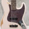 Fender Flea Jazz Bass Rosewood Fingerboard Roadworn Shell Pink 0141020356 SERIAL NUMBER MX22302831 - 8.6 LBS