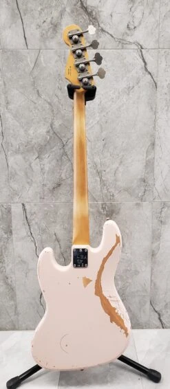 Fender Flea Jazz Bass Rosewood Fingerboard Roadworn Shell Pink 0141020356 SERIAL NUMBER MX22302831 - 8.6 LBS -L.A MUSIC Instruments 20230131 124022