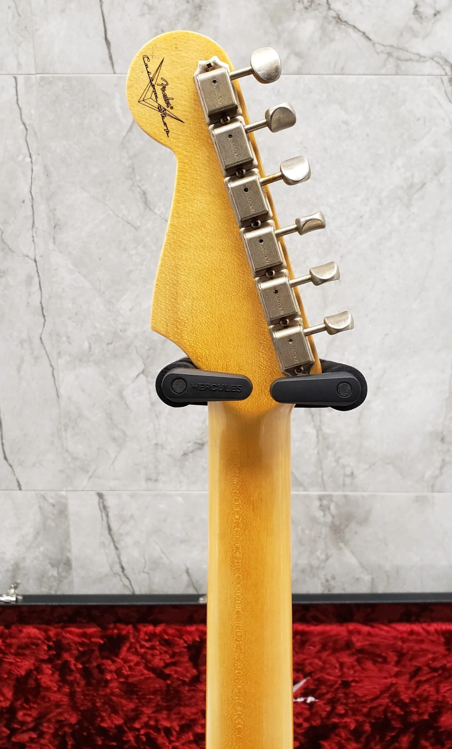 Fender Custom Shop 64 Stratocaster Journeyman Relic, Rosewood Fingerboard - Faded Aged Daphne Blue 9235001579 10 Fender Custom Shop 64 Stratocaster Journeyman Relic, Rosewood Fingerboard - Faded Aged Daphne Blue 9235001579 - Image 10