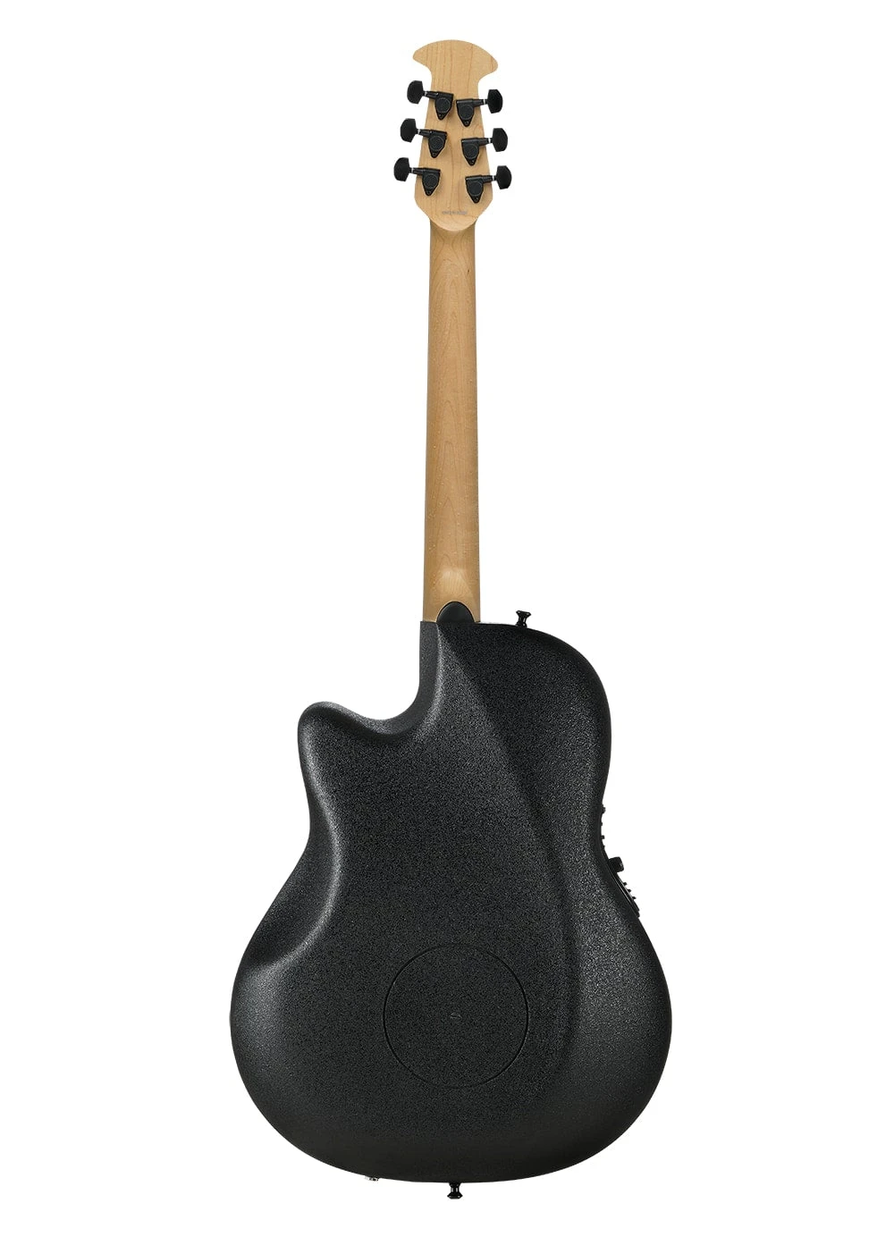 Ovation Elite TX Deep Contour Acoustic-Electric Guitar - Textured Black 2078TX-5 2 Ovation Elite TX Deep Contour Acoustic-Electric Guitar - Textured Black 2078TX-5 - Image 2