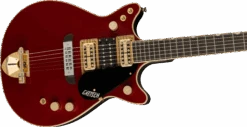 GRETSCH G6131-MY-RB Limited Edition Malcolm Young Signature Jet Ebony Fingerboard, Vintage Firebird Red 2411916845 SERIAL NUMBER JT22041584 - 7.6 LBS -L.A MUSIC Instruments 2411916845 gre ins cbr 1 nr