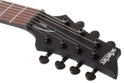 Schecter Damien-7 7 String Electric Guitar Satin Black 2472-SHC -L.A MUSIC Instruments 2472 SHC hqw 7