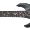 Schecter Damien-8 Multiscale 8-String Left-Handed Electric Guitar, Satin Black 2479-SHC