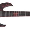 Schecter Sullivan King Banshee-7 FR-S 7 String Sustainiac Electric Guitar, Obsidian Blood 2485-SHC