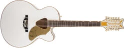 Gretsch G5022CWFE-12 Rancher Falcon Jumbo 12-String Cutaway Electric, Rosewood Fingerboard, White 2714025505