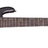 Schecter Stiletto Studio 6-String Electric Bass Guitar, 24 Fret, C Shape Neck, Rosewood, See-Thru Black Satin 2731-SHC