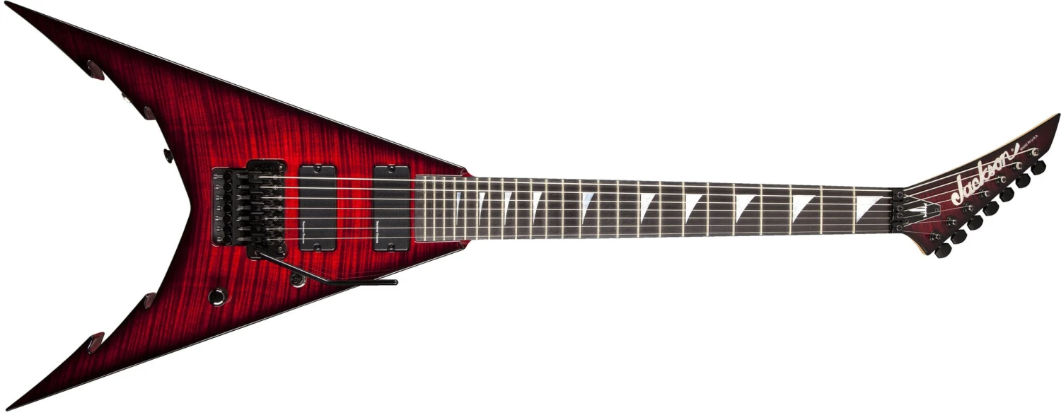 Jackson Corey Beaulieu USA Signature KV7, Ebony Fingerboard, Transparent Red, With Case 2803740890 1 Jackson Corey Beaulieu USA Signature KV7, Ebony Fingerboard, Transparent Red, With Case 2803740890