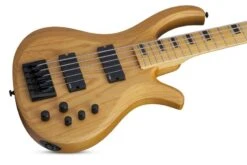 Schecter 5-string Electric Bass With Swamp Ash Body, Maple Neck Maple Fingerboard Active EQ Aged Natural 2853-SHC 12 Schecter 5-string Electric Bass With Swamp Ash Body, Maple Neck Maple Fingerboard Active EQ Aged Natural 2853-SHC -L.A MUSIC Instruments 2853 SHC lg angle3