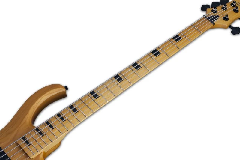 Schecter 5-string Electric Bass With Swamp Ash Body, Maple Neck Maple Fingerboard Active EQ Aged Natural 2853-SHC 5 Schecter 5-string Electric Bass With Swamp Ash Body, Maple Neck Maple Fingerboard Active EQ Aged Natural 2853-SHC - Image 5