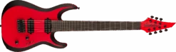 JACKSON Pro Plus Series DK Modern MDK7 HT, Ebony Fingerboard, Satin Red With Black Bevels 2910003539