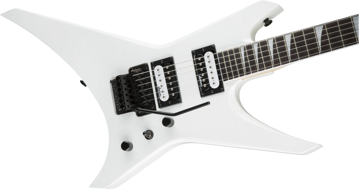 Jackson JS Series Warrior JS32 Amaranth Fingerboard Snow White 2 Jackson JS Series Warrior JS32 Amaranth Fingerboard Snow White - Image 2