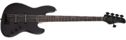Schecter 5-string Electric Bass With Alder Body, Maple Neck, Rosewood Fingerboard - Gloss Black 2913-SHC