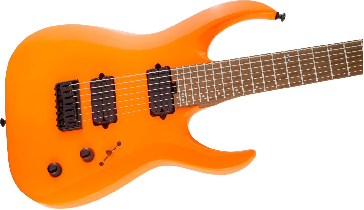 JACKSON Pro Series Signature Misha Mansoor Juggernaut HT7 Caramelized Maple Fingerboard Neon Orange 2914007580 3 JACKSON Pro Series Signature Misha Mansoor Juggernaut HT7 Caramelized Maple Fingerboard Neon Orange 2914007580 - Image 3