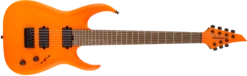 JACKSON Pro Series Signature Misha Mansoor Juggernaut HT7 Caramelized Maple Fingerboard Neon Orange 2914007580