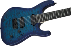 Jackson Pro Series Dinky DK7Q 7 STRING HARD TAIL IN Chlorine Burst -L.A MUSIC Instruments 2914132521 gtr cntbdyright 001 nr
