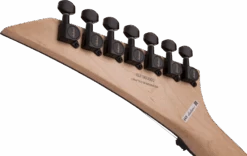 Jackson Pro Series Signature Dave Davidson Warrior WR7 MAH Ebony Fingerboard Walnut Stain 2916507557 -L.A MUSIC Instruments 2916507557 gtr hdstckbck 001 nr