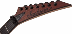 Jackson Pro Series Signature Dave Davidson Warrior WR7 MAH Ebony Fingerboard Walnut Stain 2916507557 -L.A MUSIC Instruments 2916507557 gtr hdstckfrt 001 nr
