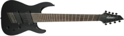 Jackson X Series Soloist Arch Top SLAT8 MS Fan Fret 8 String Multi-Scale Gloss Black