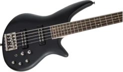 Jackson JS Series Spectra Bass JS3V Laurel Fingerboard Satin Black -L.A MUSIC Instruments 2919005568 gtr cntbdyright 001 nr