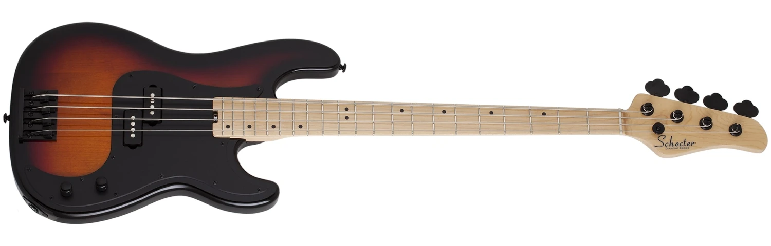 Schecter P-4 4 String Electric Bass 3-Tone Sunburst 2921-SHC 1 Schecter P-4 4 String Electric Bass 3-Tone Sunburst 2921-SHC
