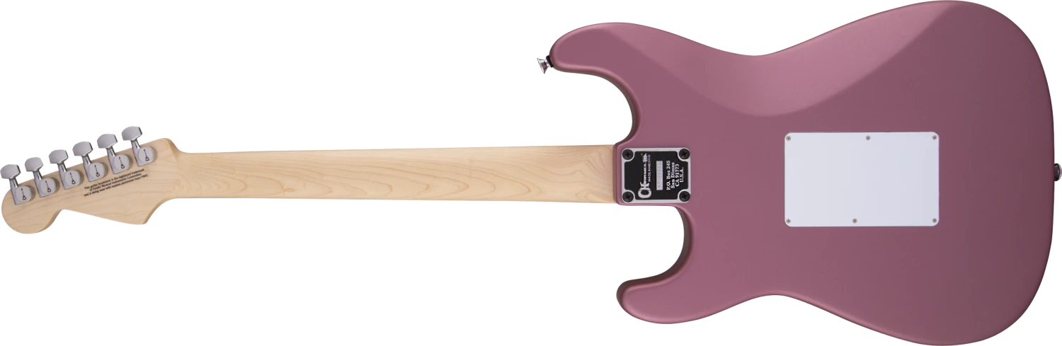 Charvel Pro-Mod So-Cal Style 1 HH FR M Maple Fingerboard Satin Burgundy Mist 2966031599 2 Charvel Pro-Mod So-Cal Style 1 HH FR M Maple Fingerboard Satin Burgundy Mist 2966031599 - Image 2